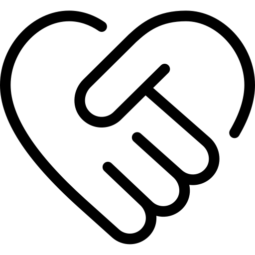 icône deux main