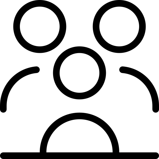 icône groupe de peronnes